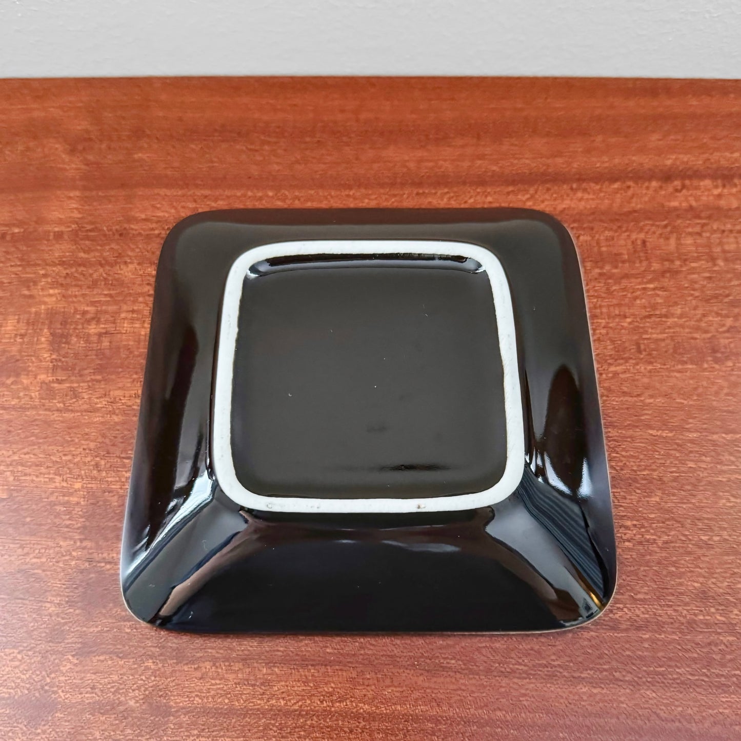 Arabia Finland Kilta Small Black Square Plates