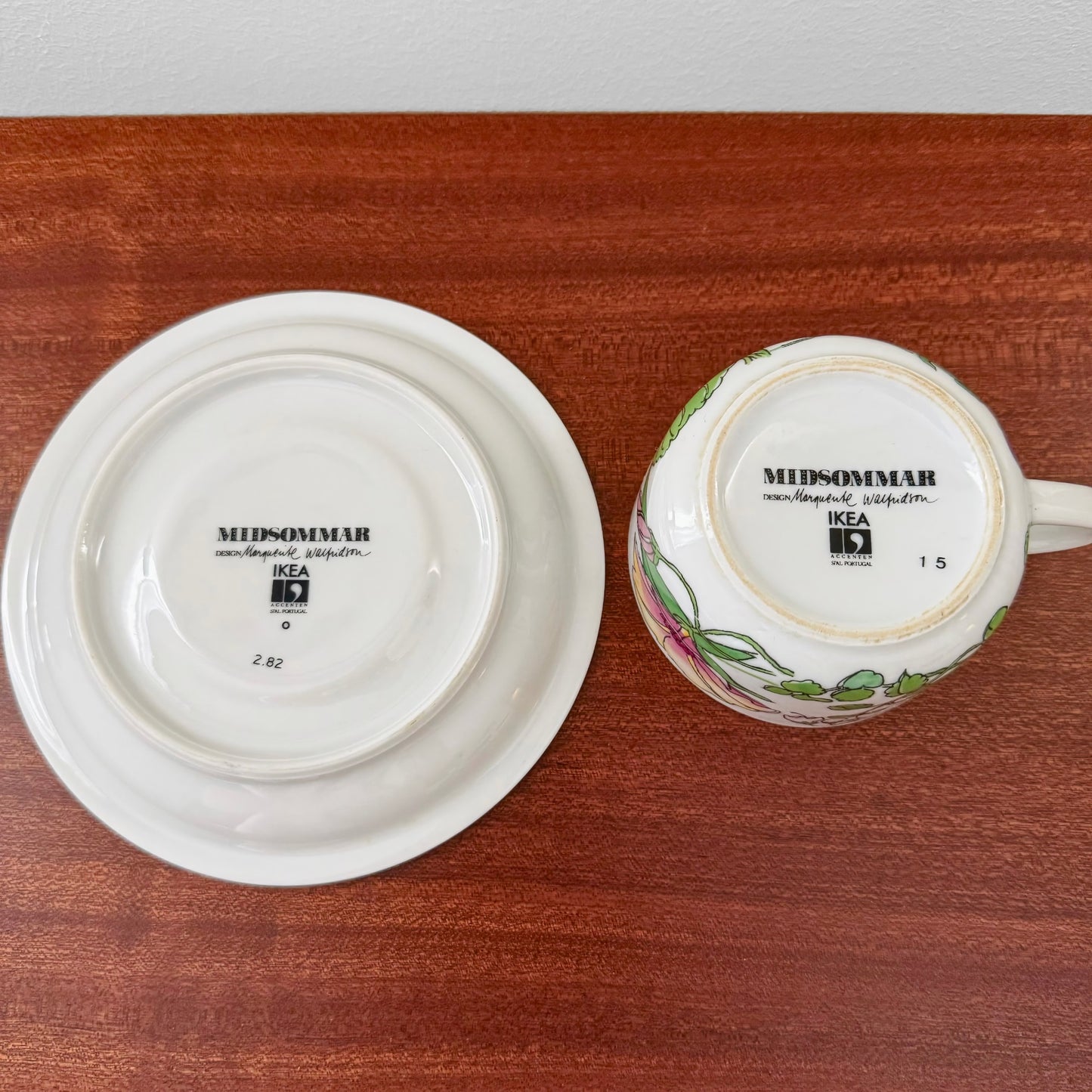 IKEA Midsommar Tea Cup with Saucer