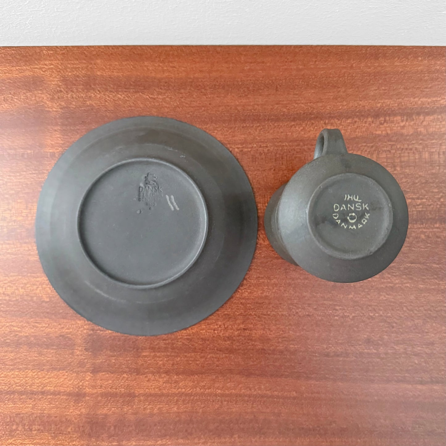 Quistgaard Flamestone Coffee Cup with Saucer