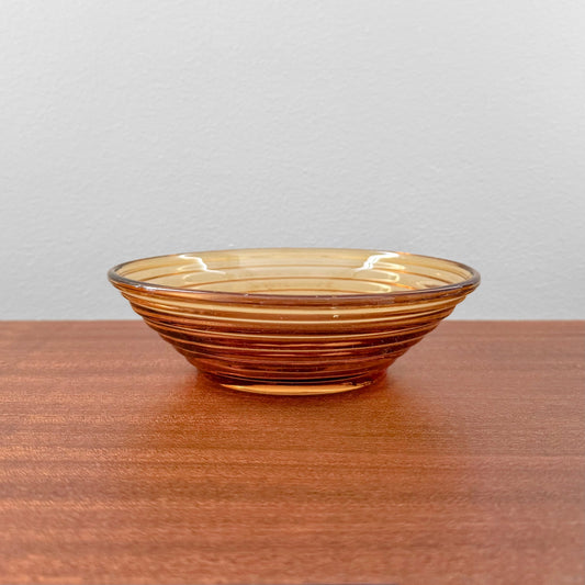 Aino Aalto Bölgeblick Small Amber Glass Bowl