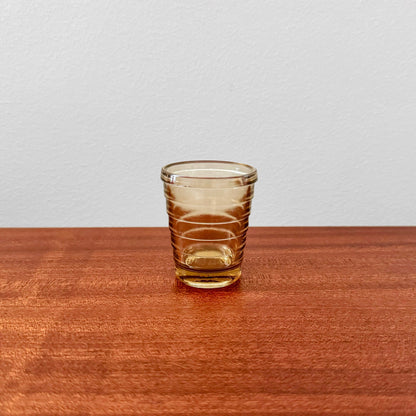 Aino Aalto Karhula Bölgeblick Brown Shot Glass
