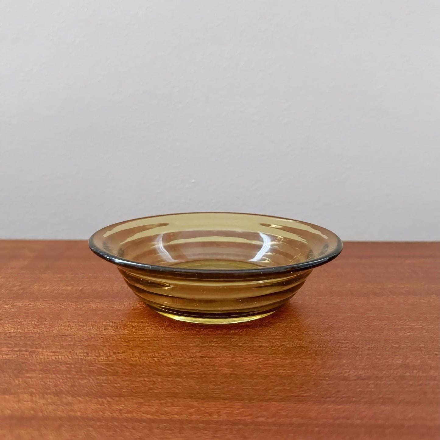 Aino Aalto Karhula Bölgeblick Small Brown Glass Dish