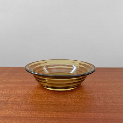 Aino Aalto Karhula Bölgeblick Small Brown Glass Dish