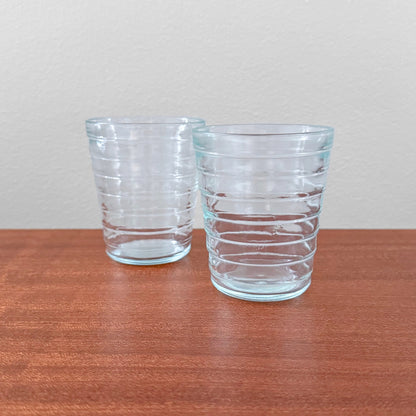 Aino Aalto Riihimäen Lasi Clear Glass Tumblers