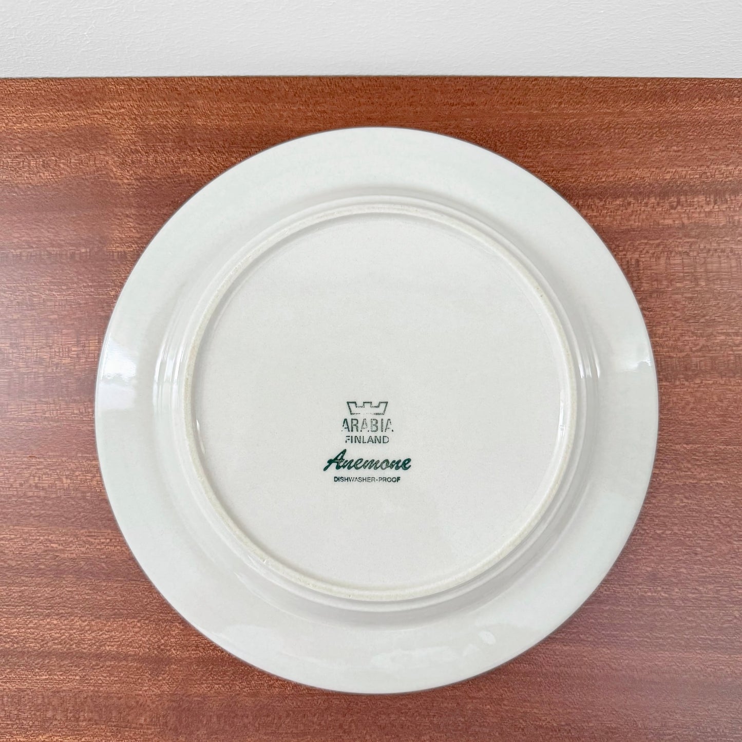 Arabia Finland Anemone Plates