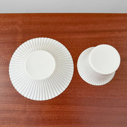 Arabia Finland Aune Siimes Lidded Cup with Saucer