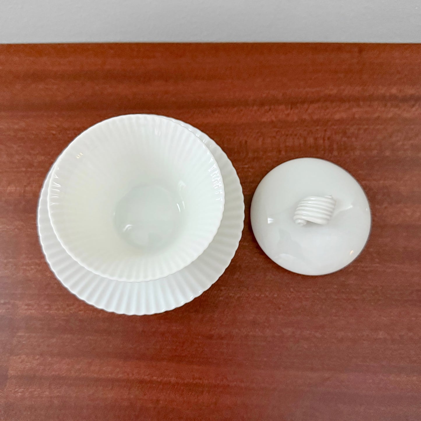 Arabia Finland Aune Siimes Lidded Cup with Saucer