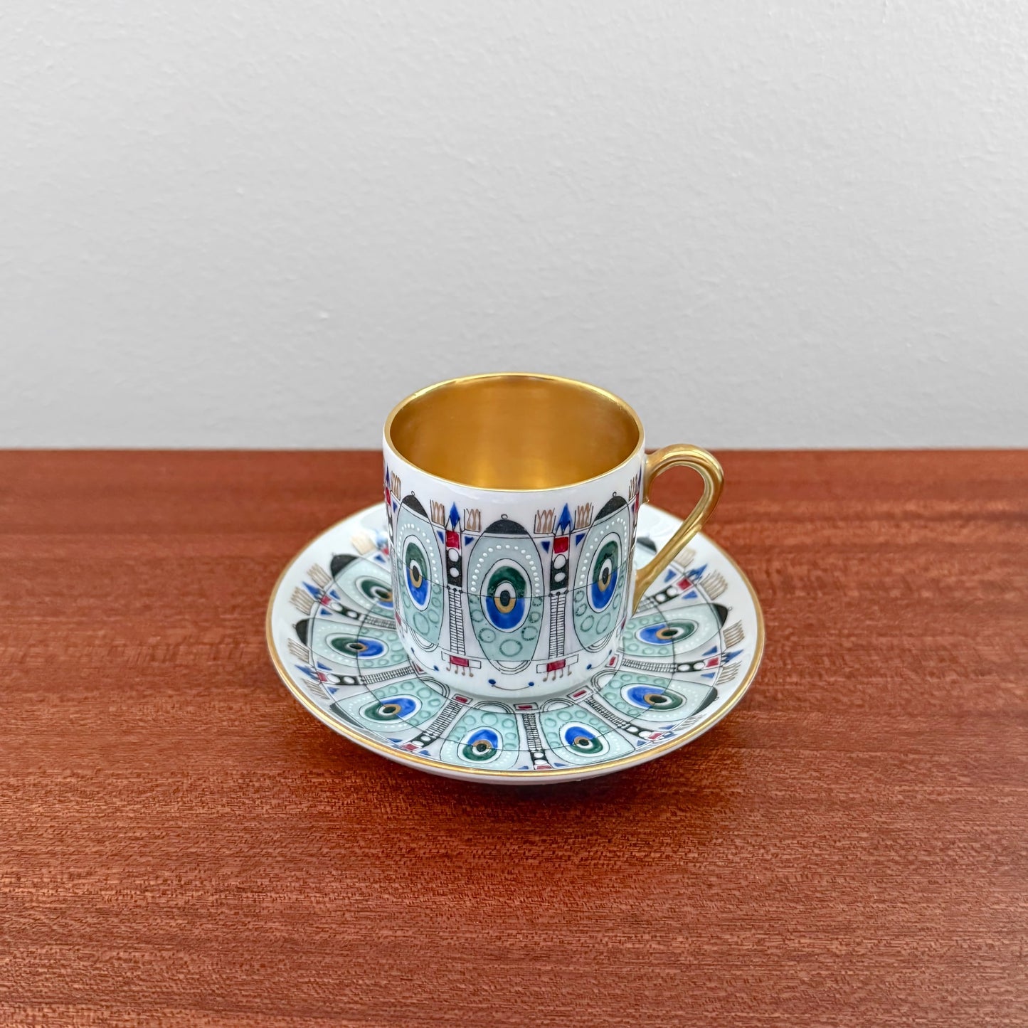 Arabia Finland Eira Espresso Cup with Saucer