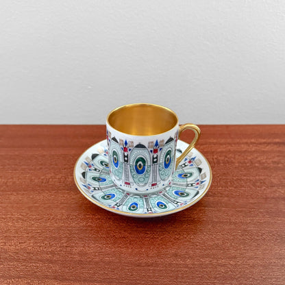 Arabia Finland Eira Espresso Cup with Saucer