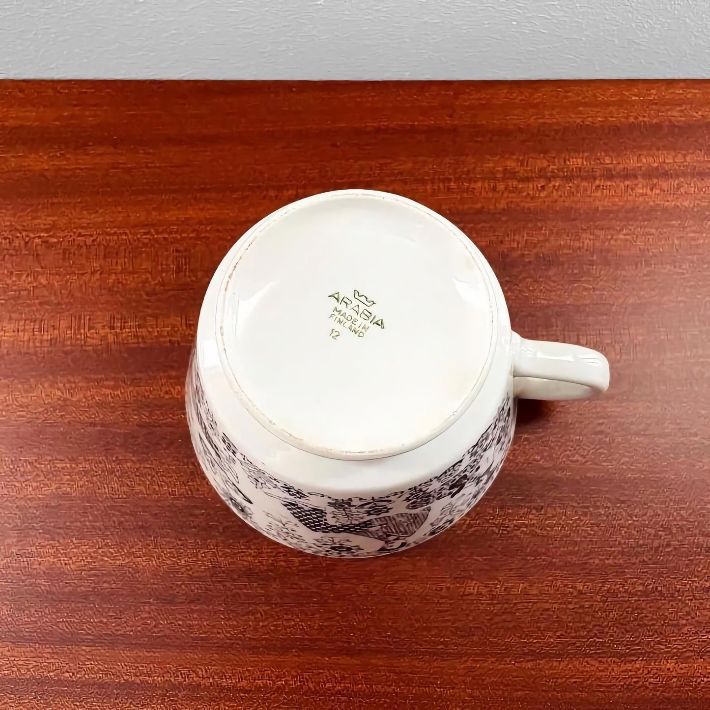 Arabia Finland Emilia Large Cup with TV Plate