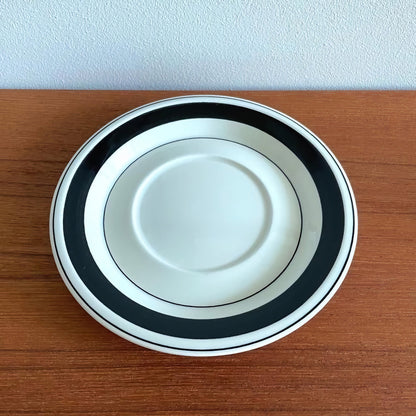 Arabia Finland Faenza Black Tea Cup with Saucer