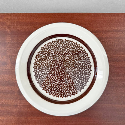 Arabia Finland Faenza Brown Tea Cup Trio Set