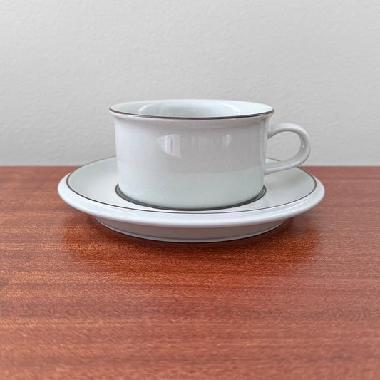 Arabia Finland Fennica Tea Cup with Saucer
