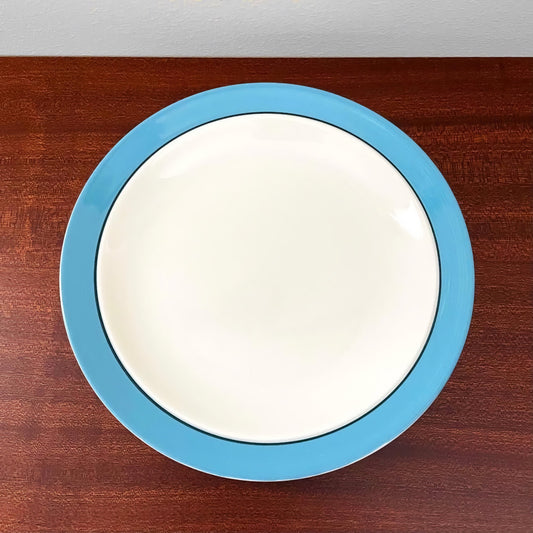 Arabia Finland Harlekin Turquoise Cake Plates