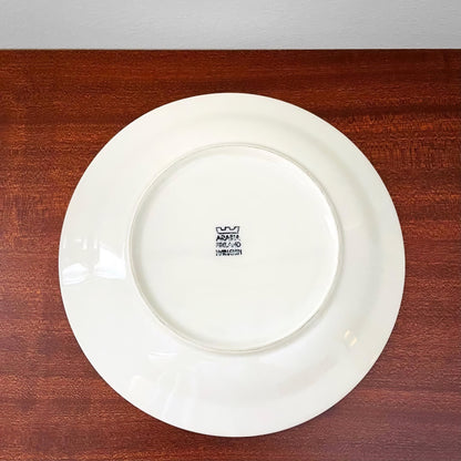 Arabia Finland Harlekin Turquoise Cake Plates