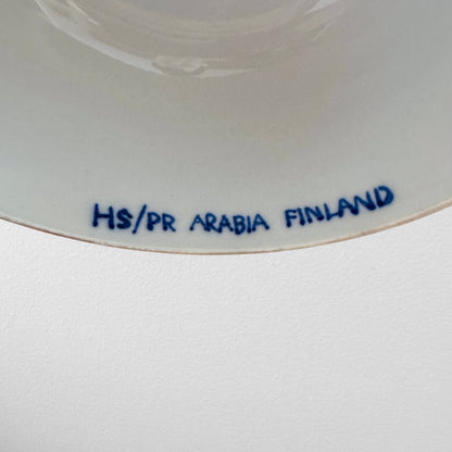 Arabia Finland Heljä Liukko-Sundström Hand-Painted Cheese Dome