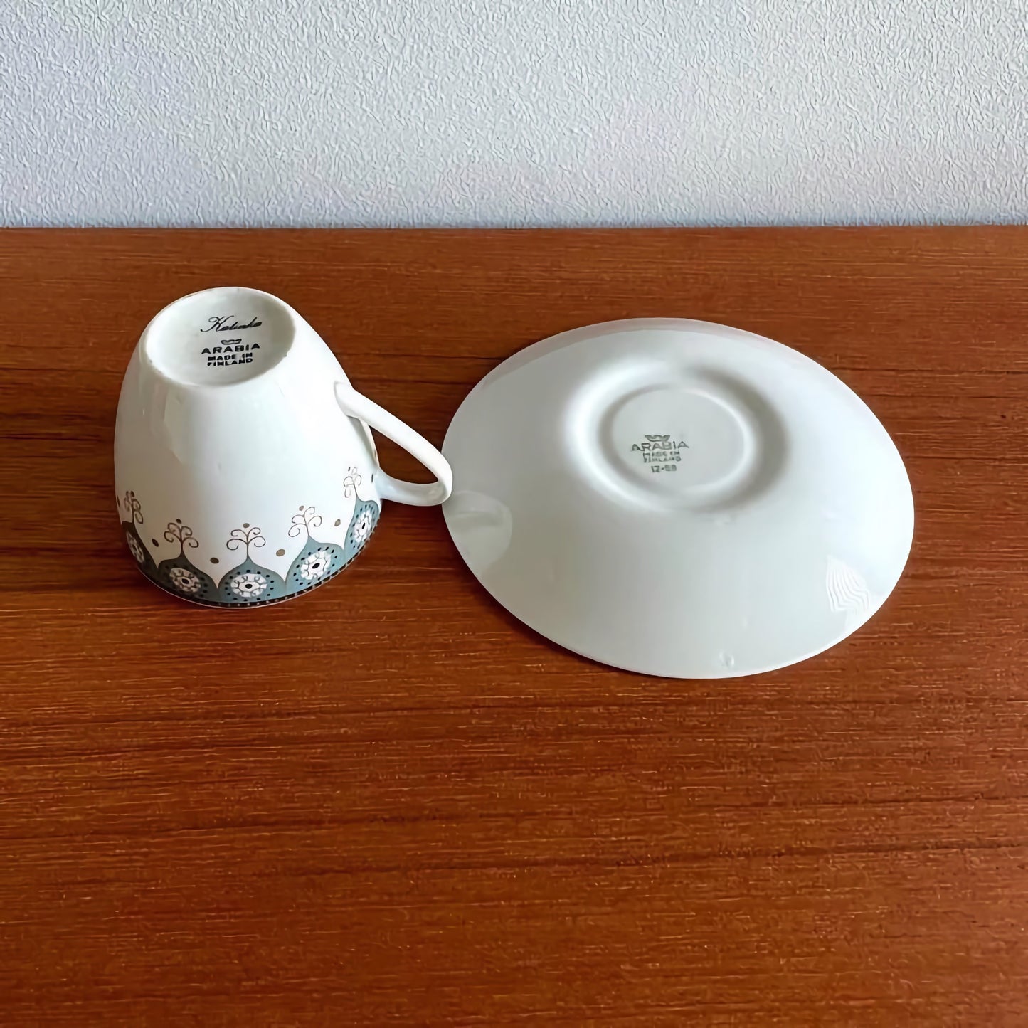 Arabia Finland Katinka Espresso Cup Trio Set