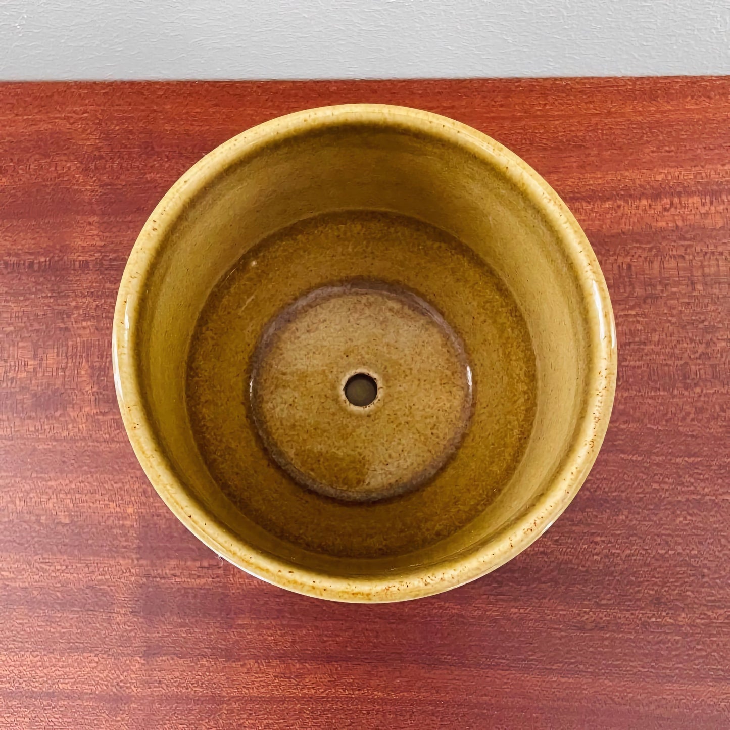 Arabia Finland Kerä Small Brown Plant Pot