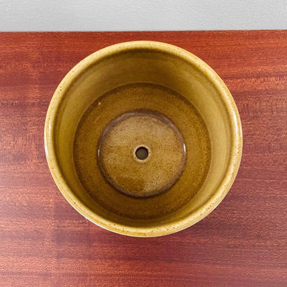 Arabia Finland Kerä Small Brown Plant Pot