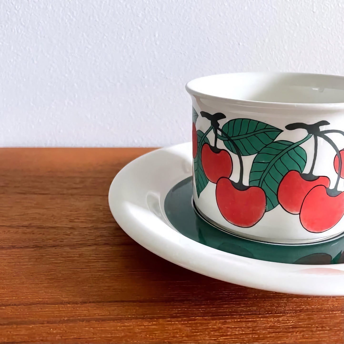 Arabia Finland Kirsikka Tea Cup with Saucer
