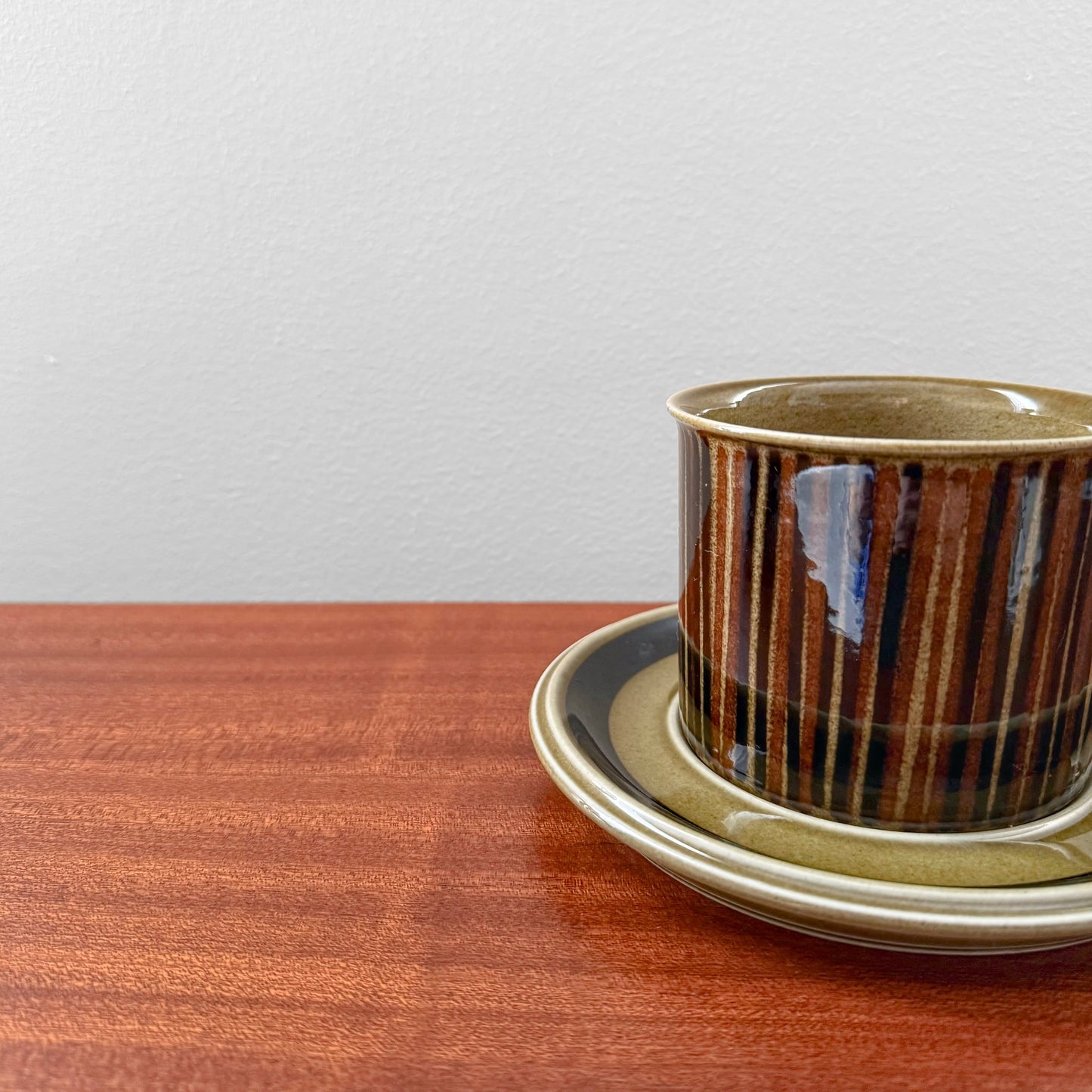 Arabia Finland Kosmos Large Mug with Saucer