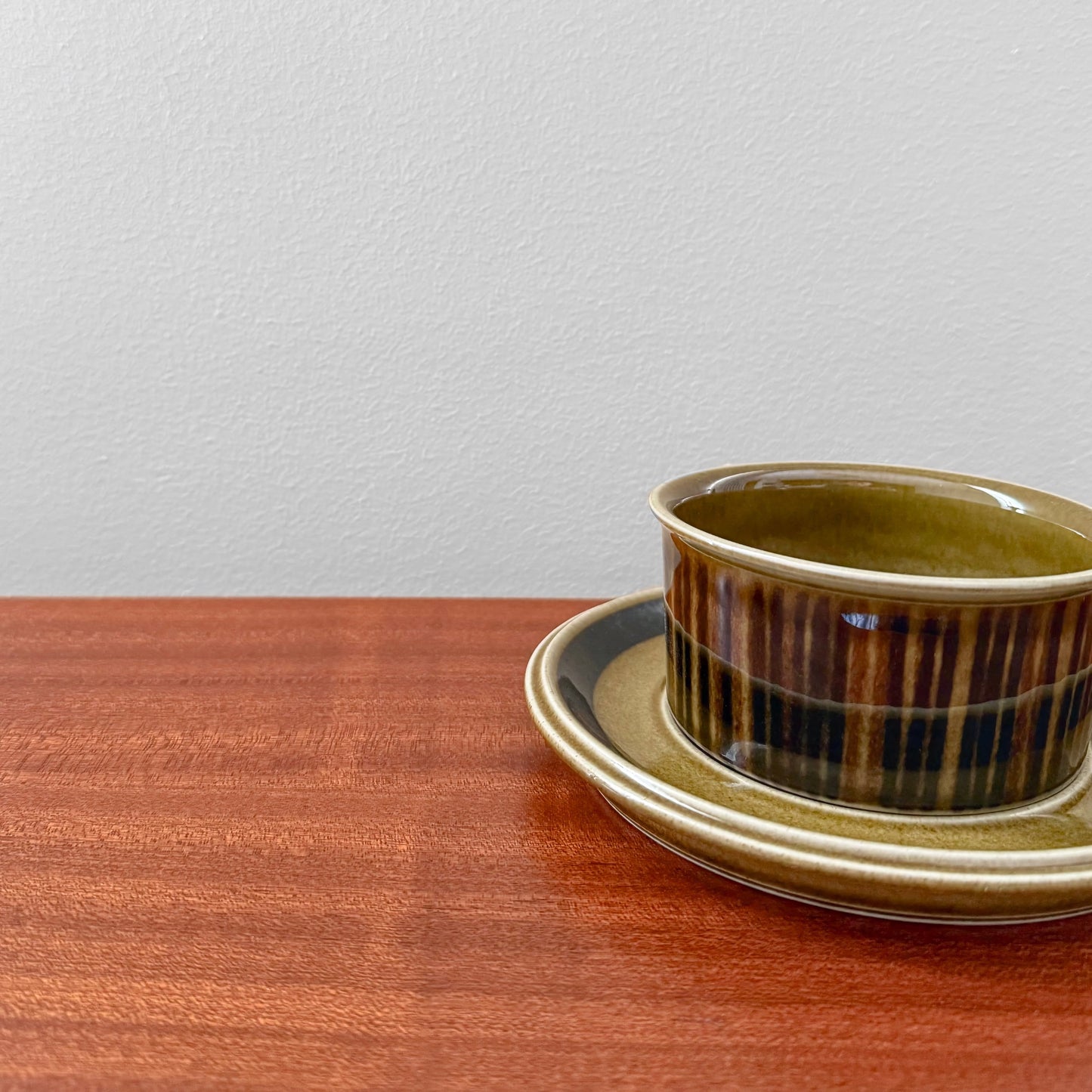 Arabia Finland Kosmos Tea Cup with Saucer