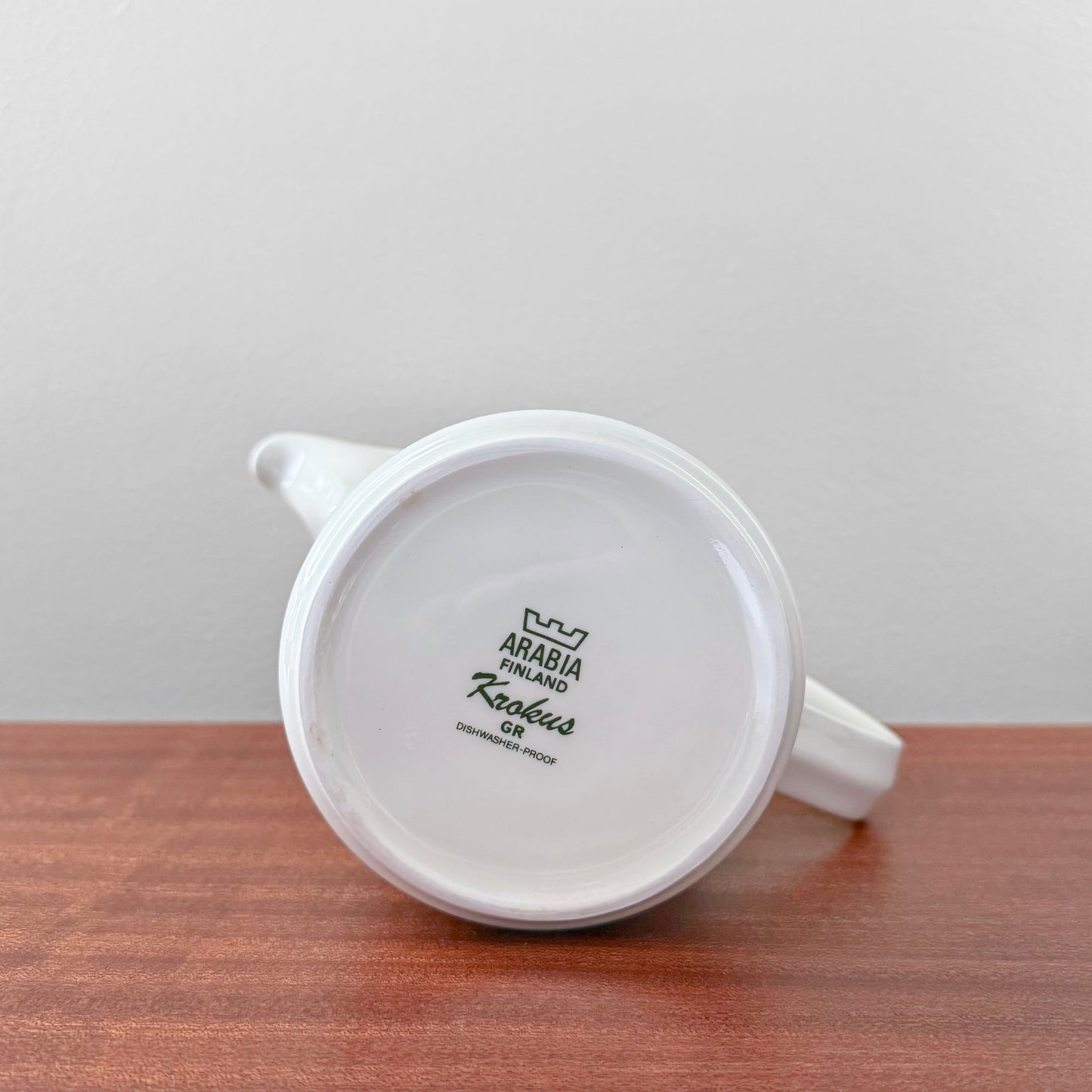 Arabia Finland Krokus Black and White Coffee Pot