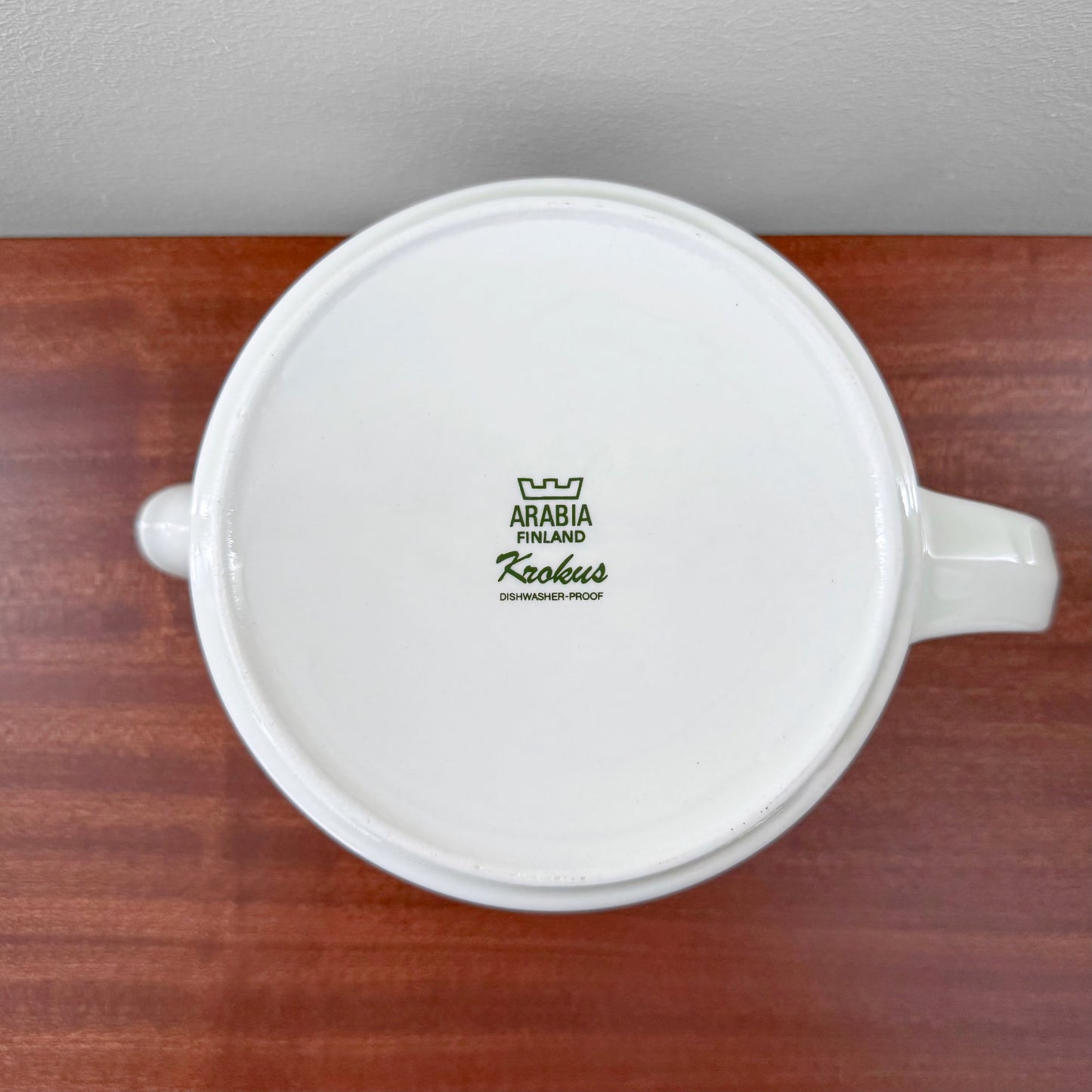 Arabia Finland Krokus Black and White Teapot