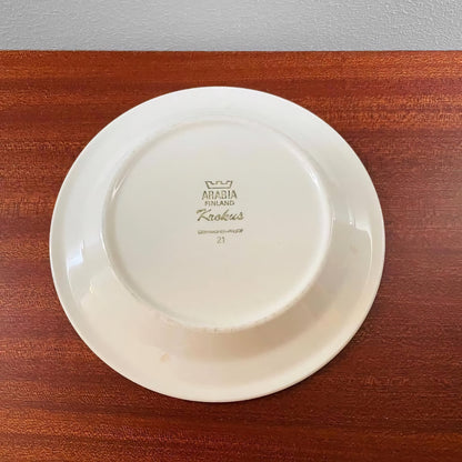 Arabia Finland Krokus Coloured Espresso Cup Trio Set