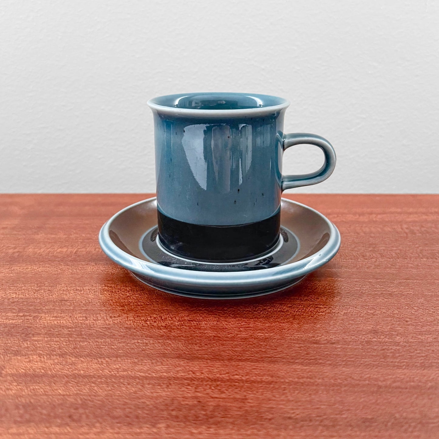Arabia Finland Meri Coffee Cup with Saucer