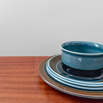 Arabia Finland Meri Tea Cup Trio Set