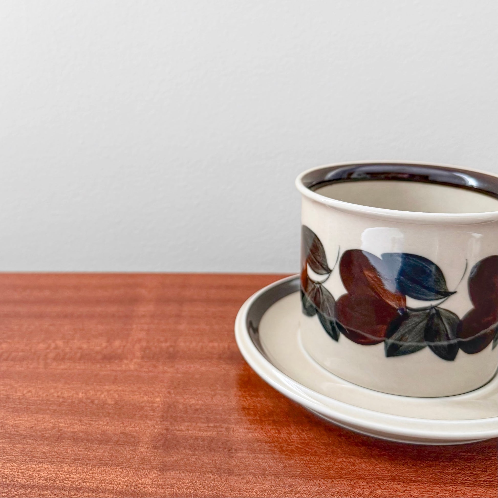 Arabia Finland Ruija Large Mug with Saucer