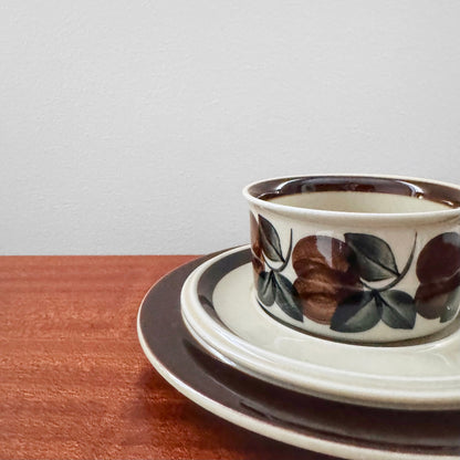 Arabia Finland Ruija Tea Cup Trio Set