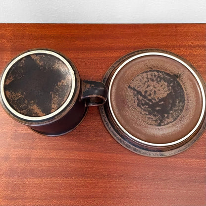 Arabia Finland Ruska Large Mug Trio Set