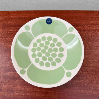 Arabia Finland Sunnuntai Green Tea Cup with Saucer