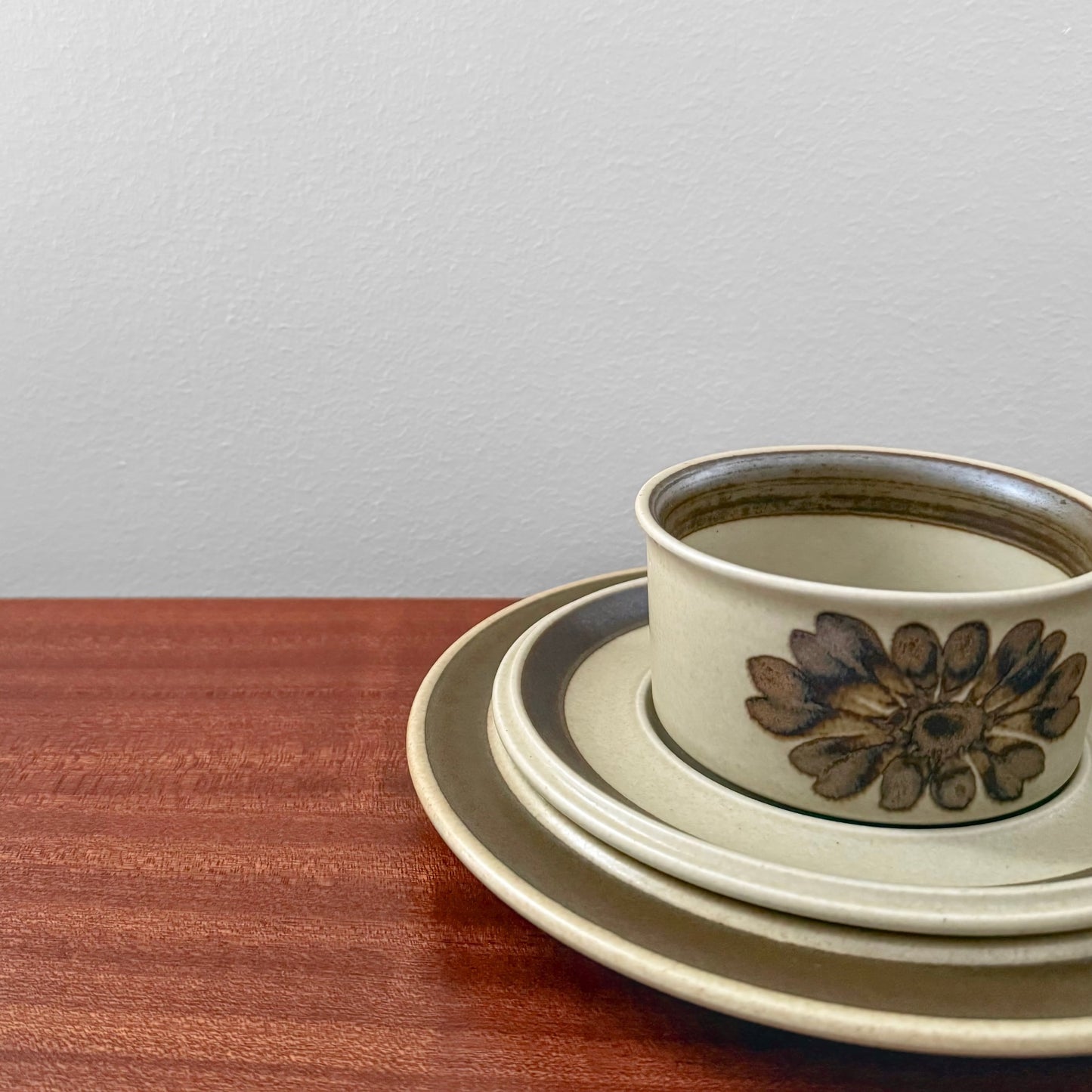 Arabia Finland Tunturi Tea Cup Trio Set