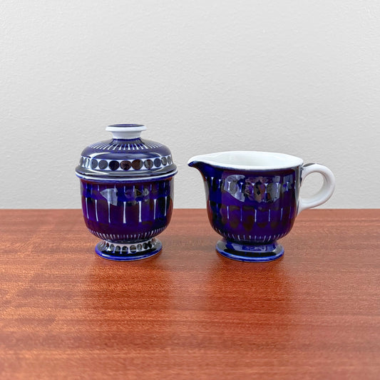 アラビア フィンランド バレンシア シュガーボウル＆クリーマー