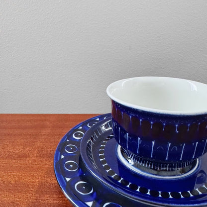 Arabia Finland Valencia Tea Cup Trio Set