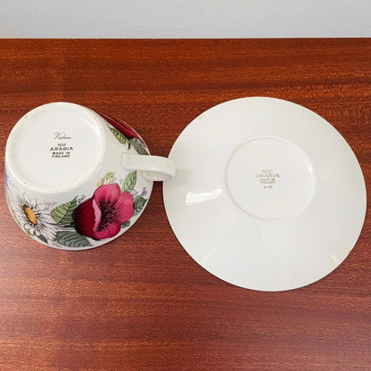 アラビア フィンランド ヴァルム ティーカップ＆ソーサー