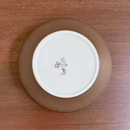 Berte Jessen Royal Copenhagen Tenera Large Decorative Bowl (439/3198) underside showing maker mark on brown ceramic base
