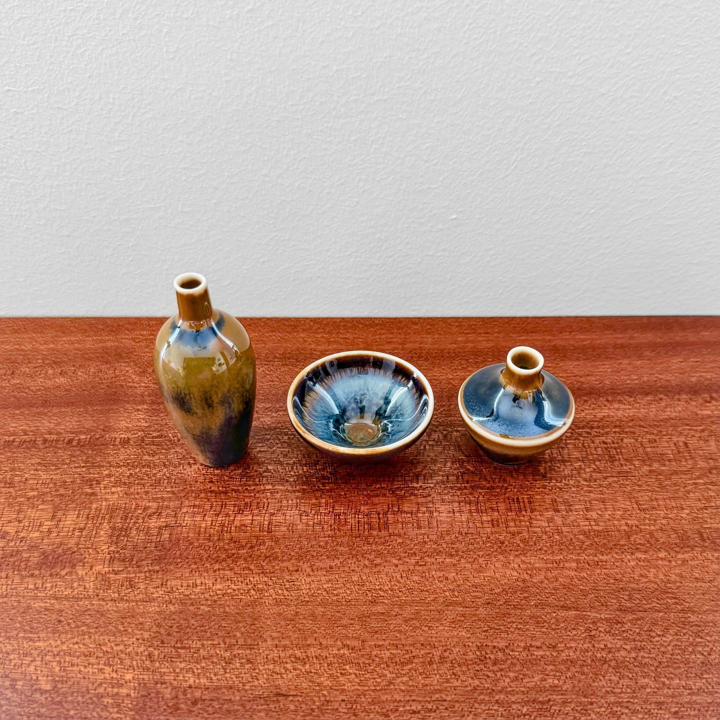 Carl-Harry Stålhane Rörstrand Brown-Black Stoneware Miniatures