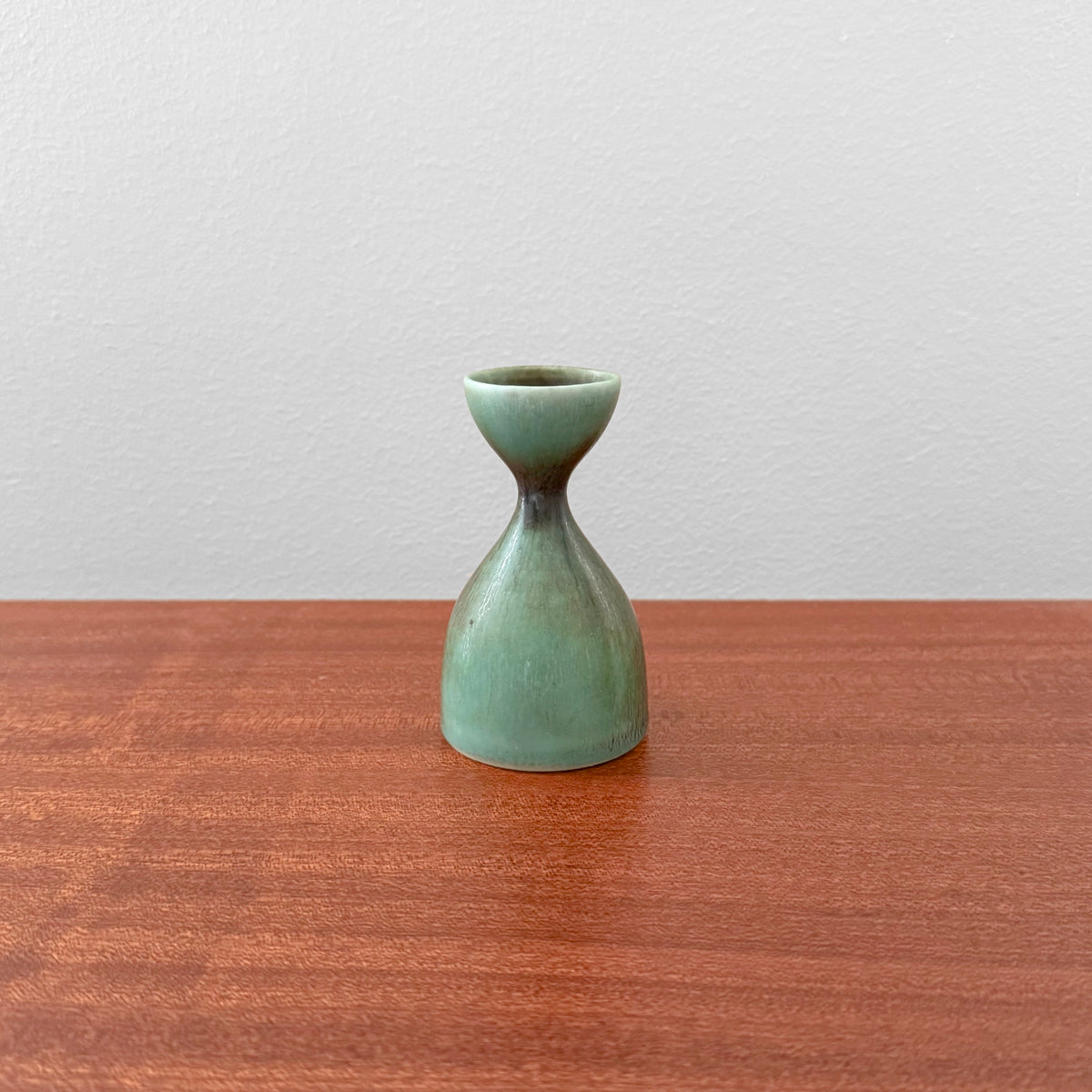 Carl-Harry Stålhane Rörstrand SXG Green-Brown Stoneware Vase