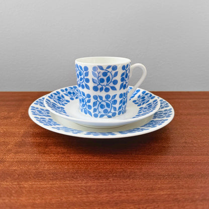 Gustavsberg Bladruta Coffee Cup Trio Set