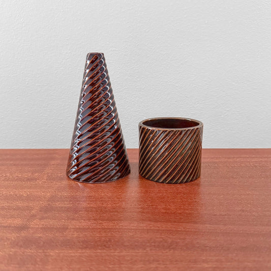 グスタフスベリ ドミノ スモールブラウンの花瓶