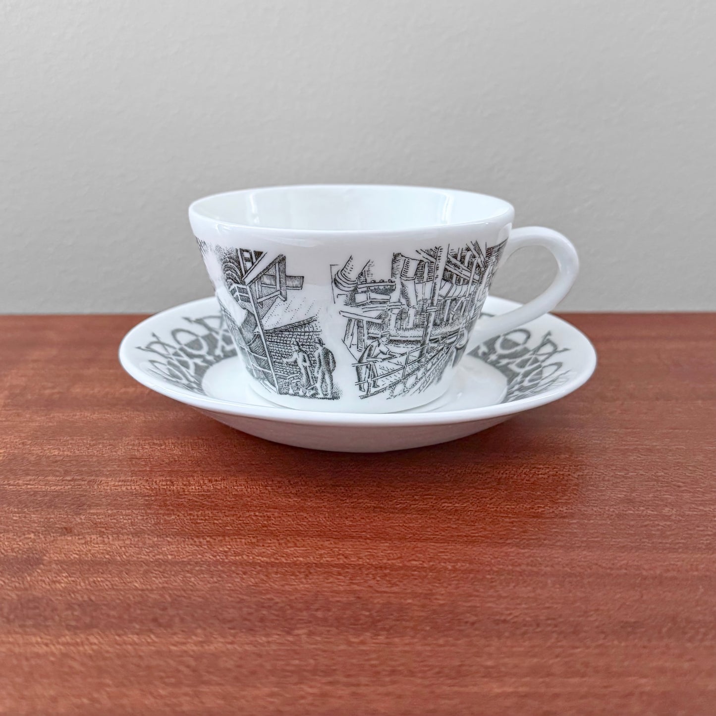 Gustavsberg Domnarvet Tea Cup with Saucer