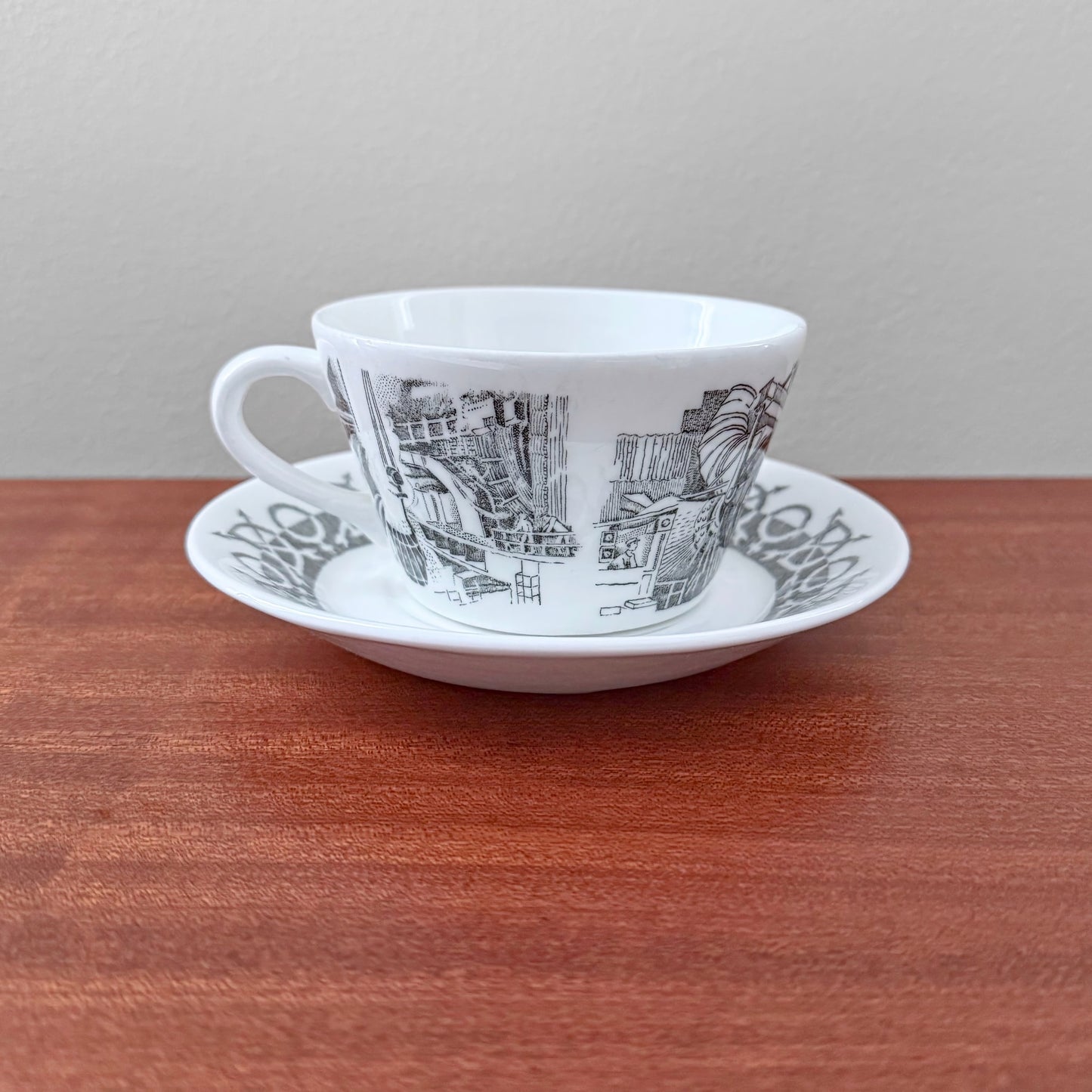 Gustavsberg Domnarvet Tea Cup with Saucer
