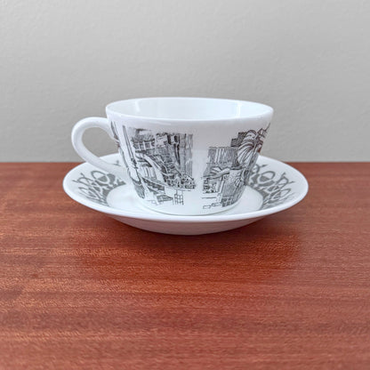 Gustavsberg Domnarvet Tea Cup with Saucer