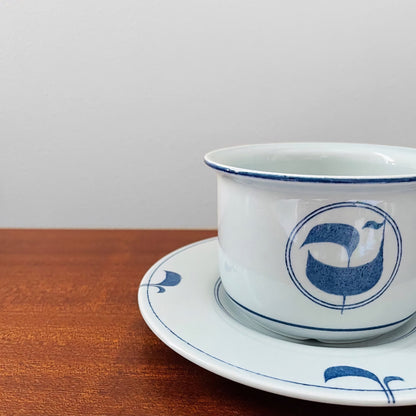 Gustavsberg Ming Tea Cup with Saucer