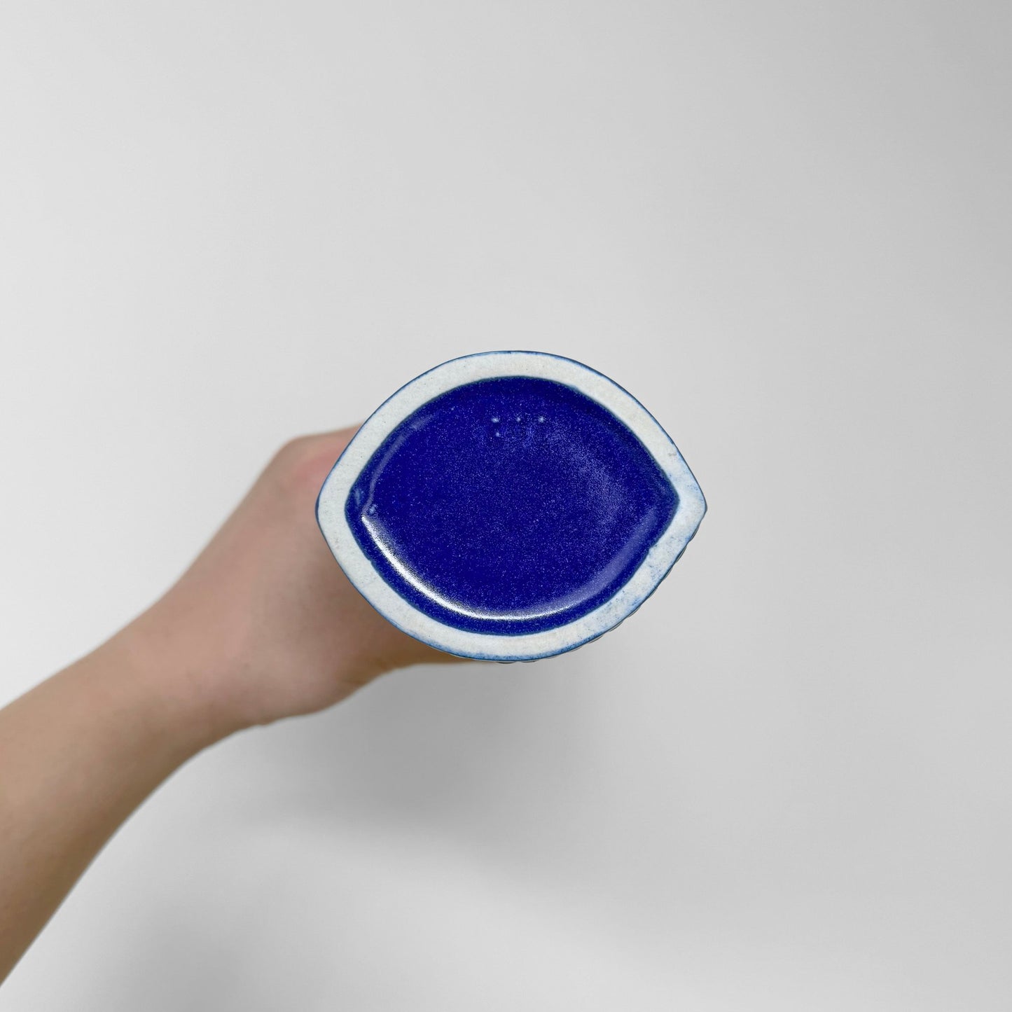 Gustavsberg Reptil Blue Vase
