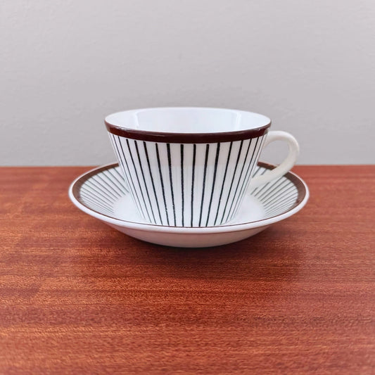 グスタフスベリ スピーサ リブ ティーカップ＆ソーサー